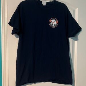 A Girl Thing Navy Louisiana/Crab/Magnolia Graphic Tee